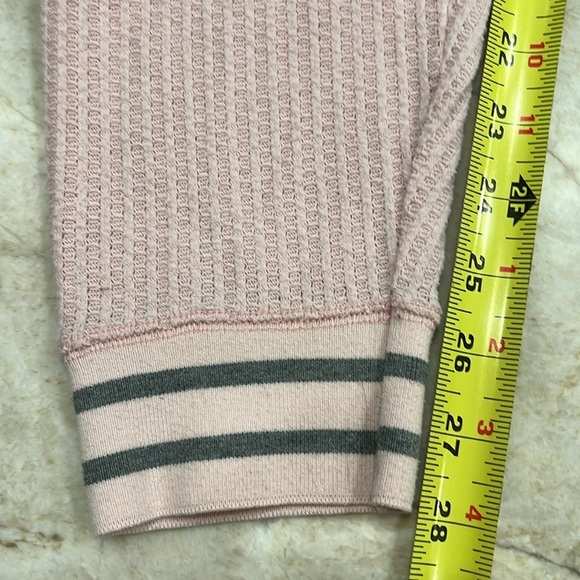 PJ Salvage | Waffle Knit Pajama‎ Jogger Pants | Pale Pink | Size Small - Picture 3 of 6